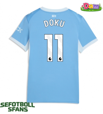 Manchester City Jeremy Doku #11 Hemmatröja Kvinnor 2026-27 Kortärmad